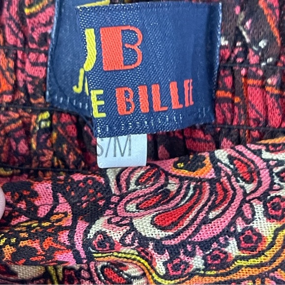 NWT JUNGLEE BILLEE Boho Print‎ Cotton Shorts, SM/MED - Picture 4 of 6